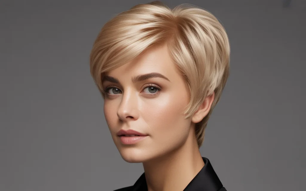 Champagne Blonde Pixie