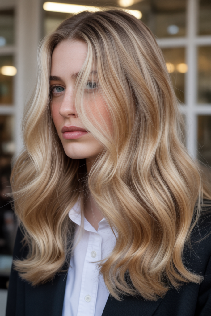  Champagne Blonde with Caramel Depth