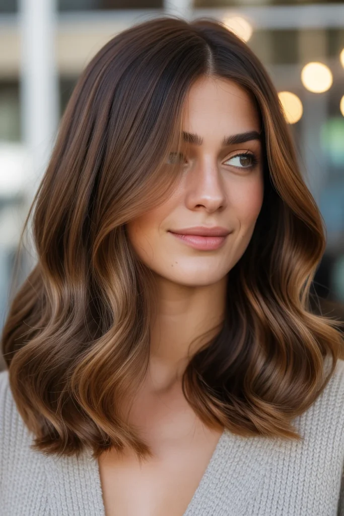  Chestnut Caramel Balayage