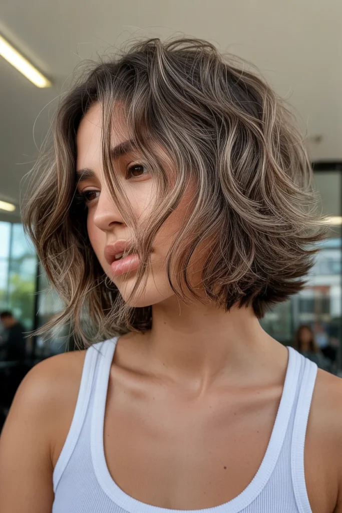 Choppy Collarbone Cut