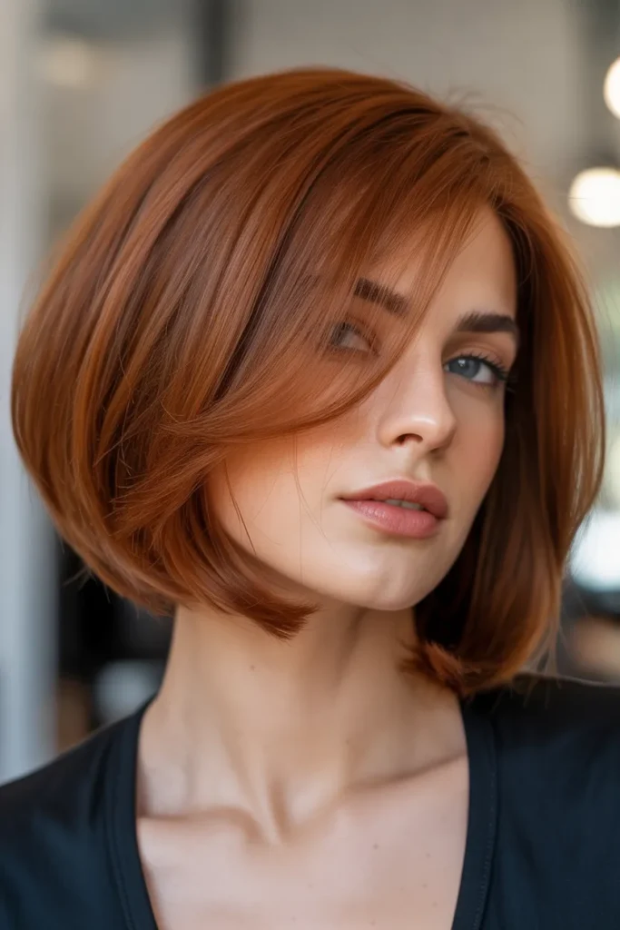 Cinnamon Spice Stacked Bob