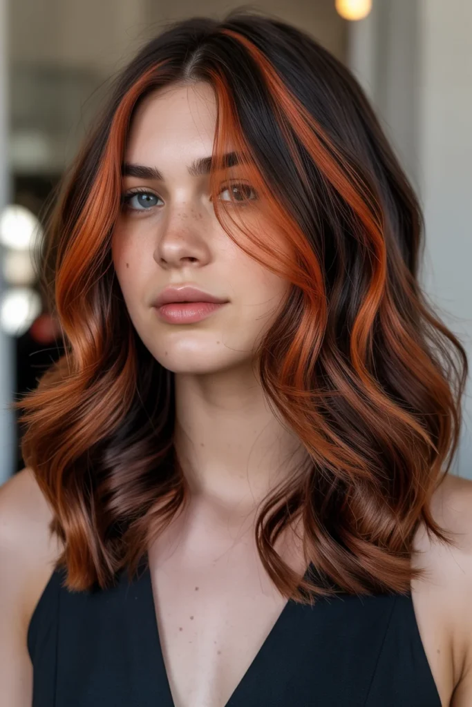 Copper Penny Balayage