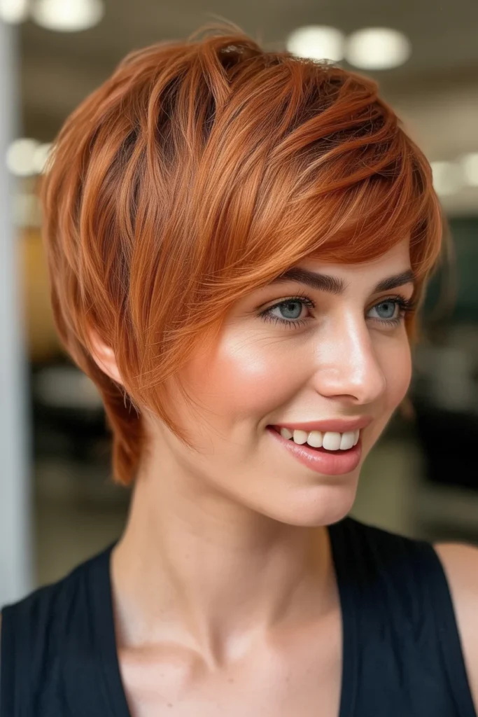 Copper Penny Textured Crop