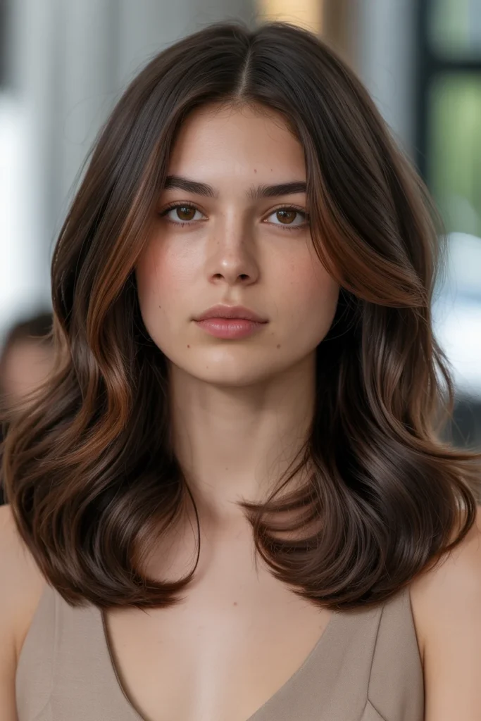 Dark Brown with Subtle Red Undertones