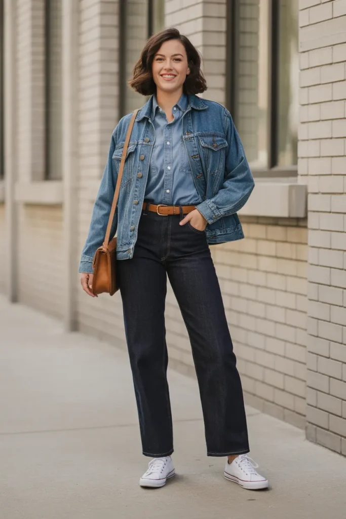 Denim-on-Denim Double Take