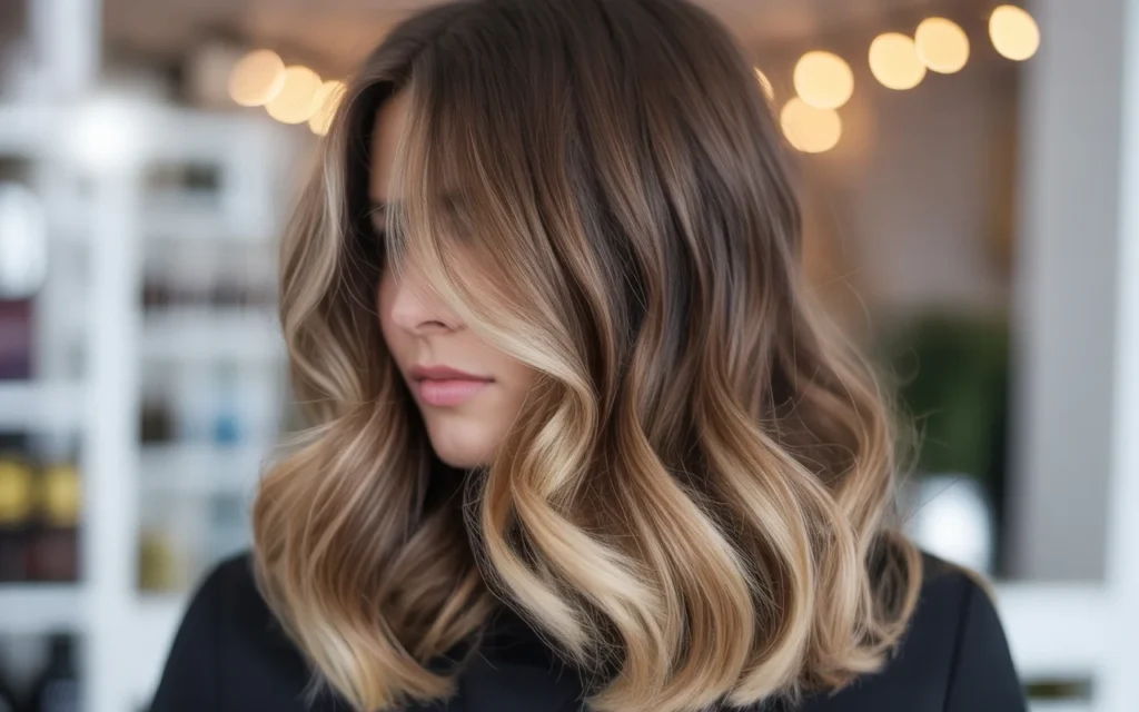  Balayage Hair Color Golden Bronde Balayage Blend