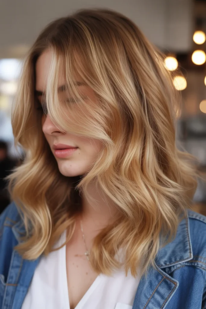 Golden Hour Blonde with Caramel Glaze