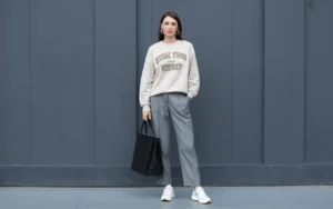 Graphic Sweatshirt with Trousers