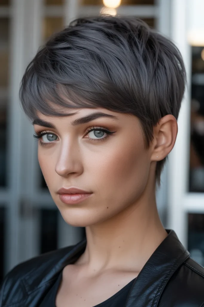 Gunmetal Grey Pixie