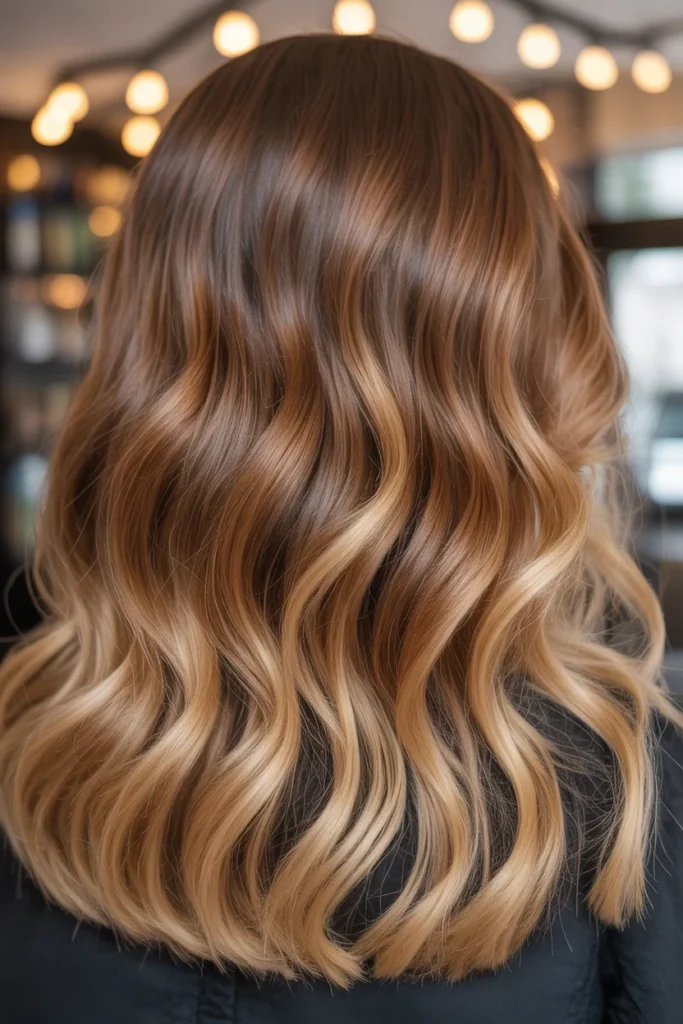 Honey Blonde Balayage Gradient