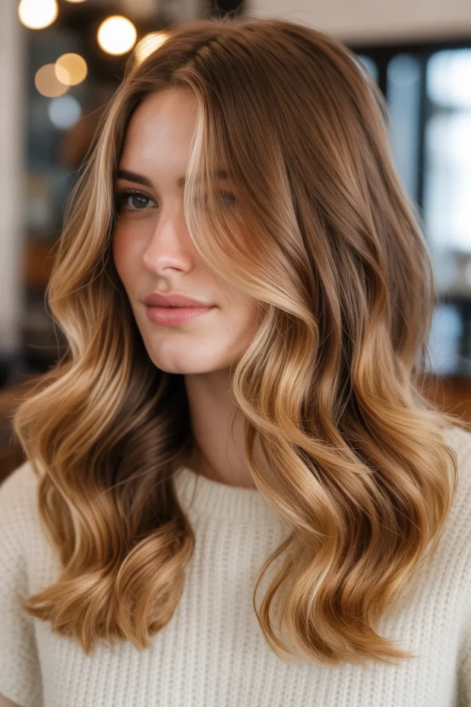  Honey Butter Blonde Balayage