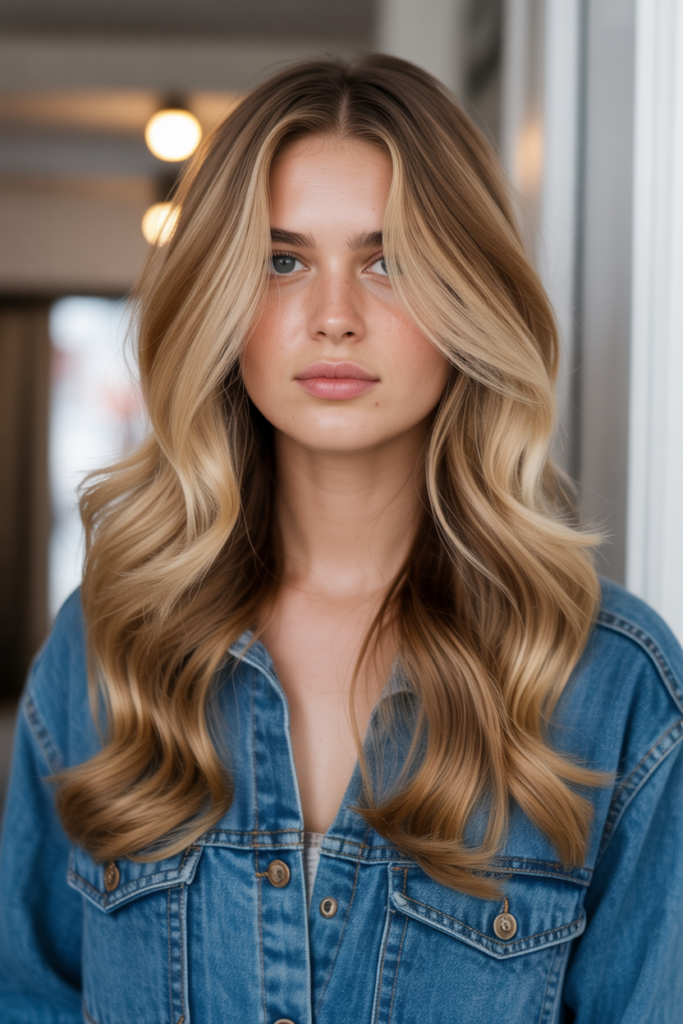  Honey Butter Blonde with Caramel Ends