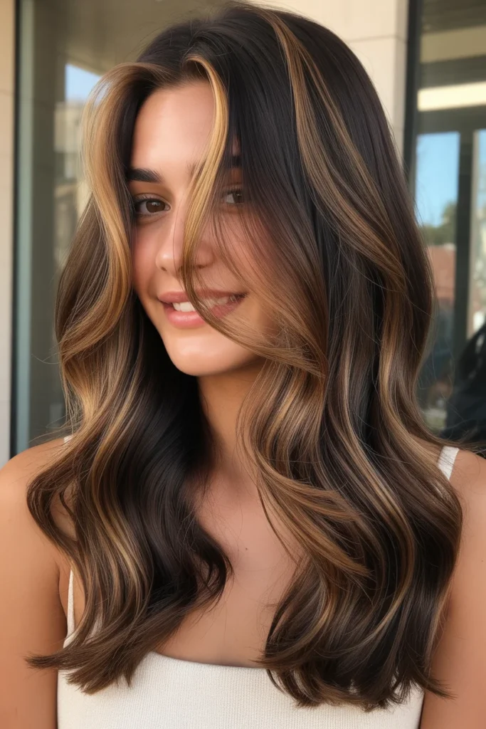 Honey-Kissed Dark Brown