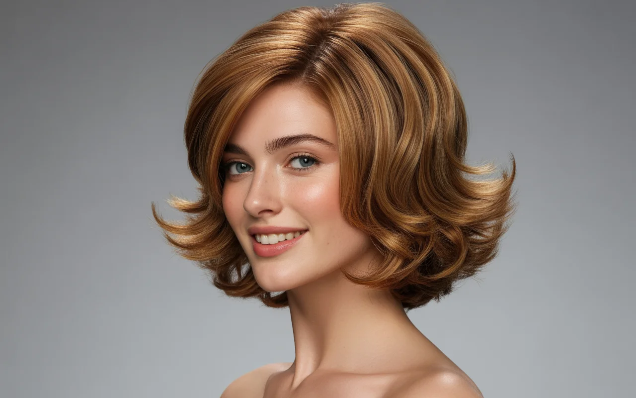 Layered Flipped-Out Bob