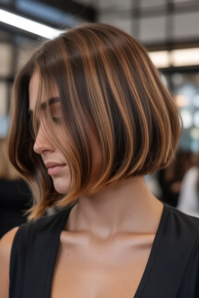 Long Bob with Subtle Balayage