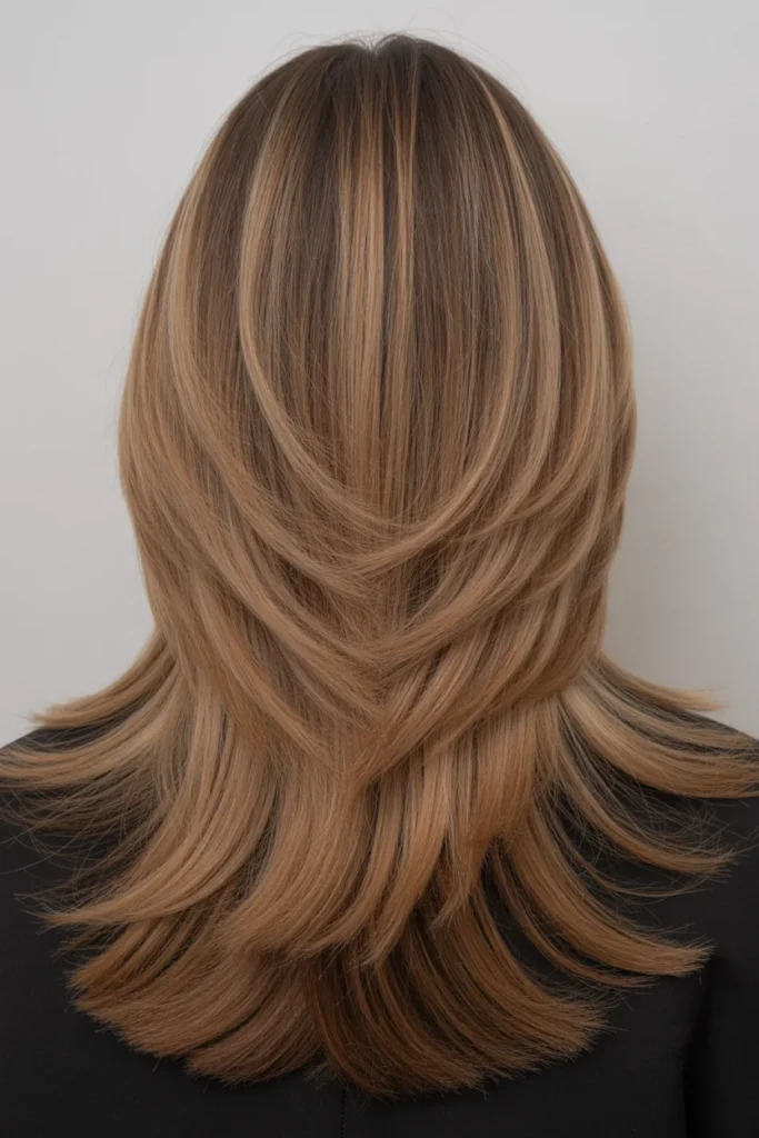 Long Layers with V-Shape