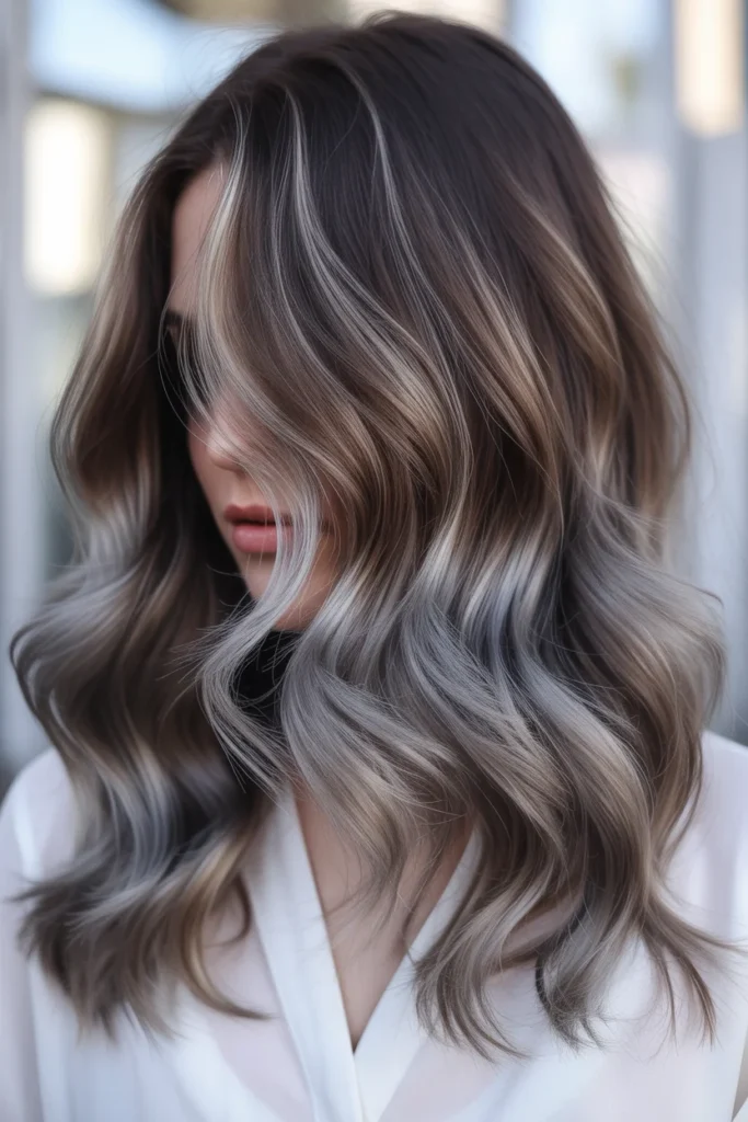  Pewter Gray Balayage