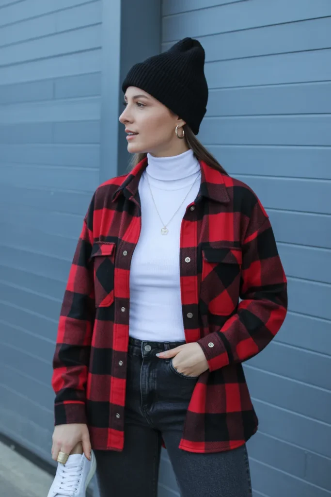 Plaid Flannel Shacket Layering Magic