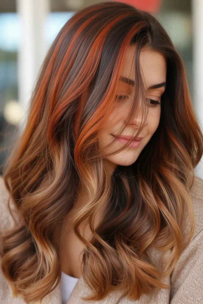Rustic Auburn Balayage