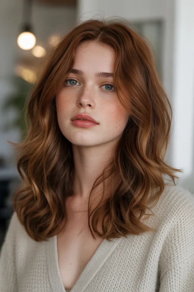 Rustic Auburn Brown