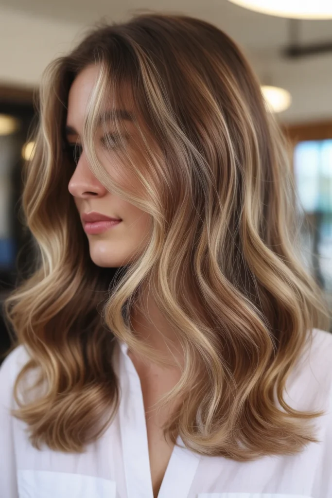 Sandy Blonde Highlights