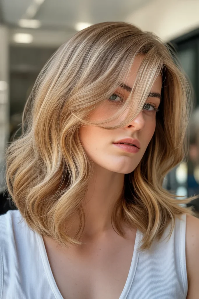 Shoulder Sweep with Angled Layers