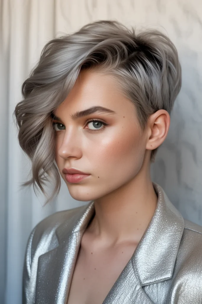 Side-Swept Pixie Grow-Out