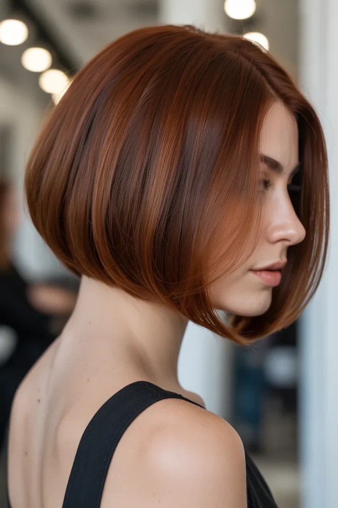 Soft A-Line Bob with Graduated Back