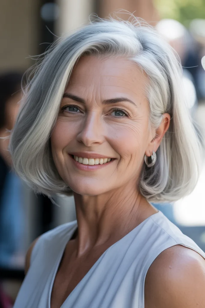Hair Color Inspiration Soft Silver Platinum Brilliance
