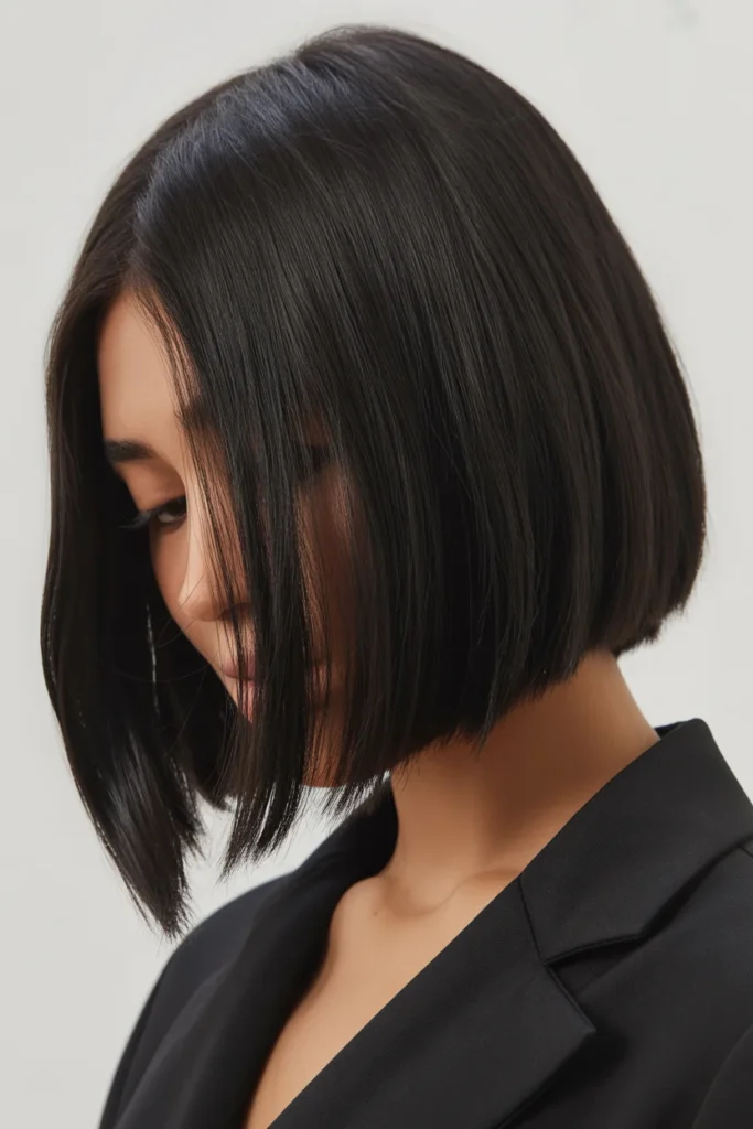 Straight Lob with Middle Part