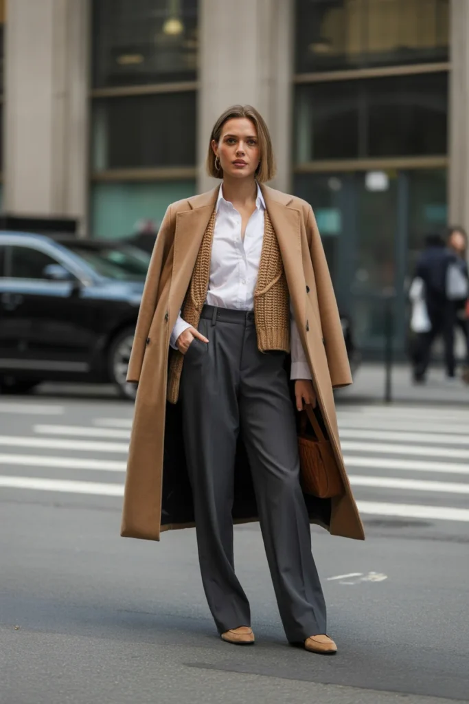  Tailored Trousers and Knit Vest Professional