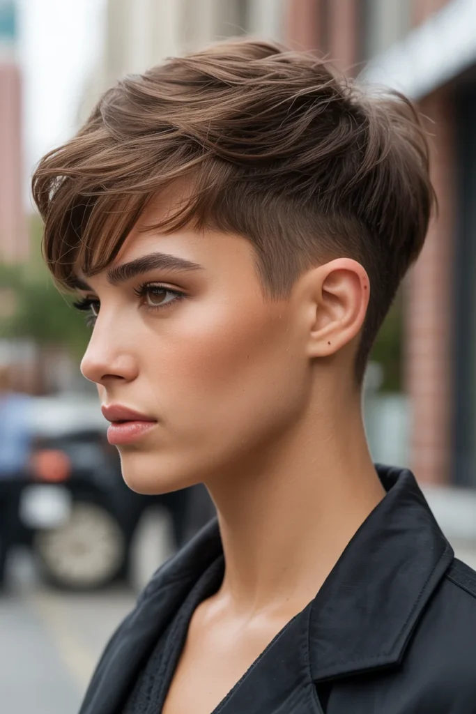 Textured Crop with Tapered Sides