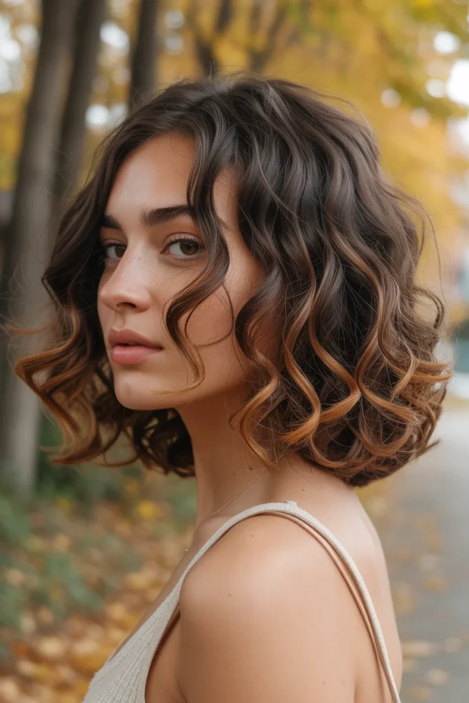 The Chocolate Balayage Bob