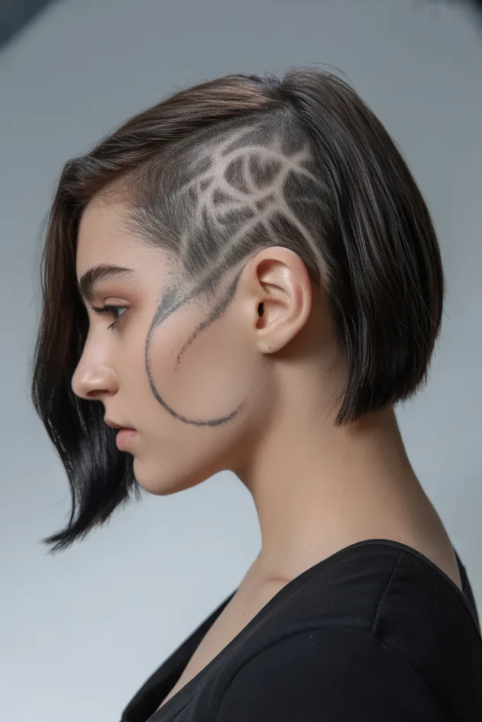 The Hidden Undercut Bob