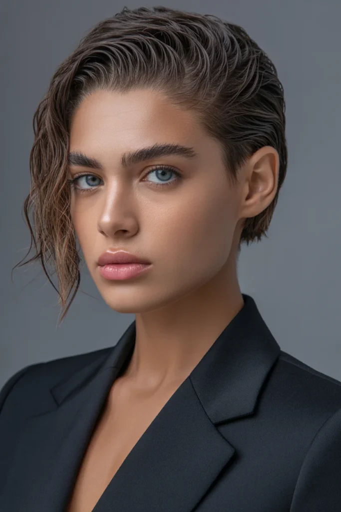 The Side Parted Slick Back