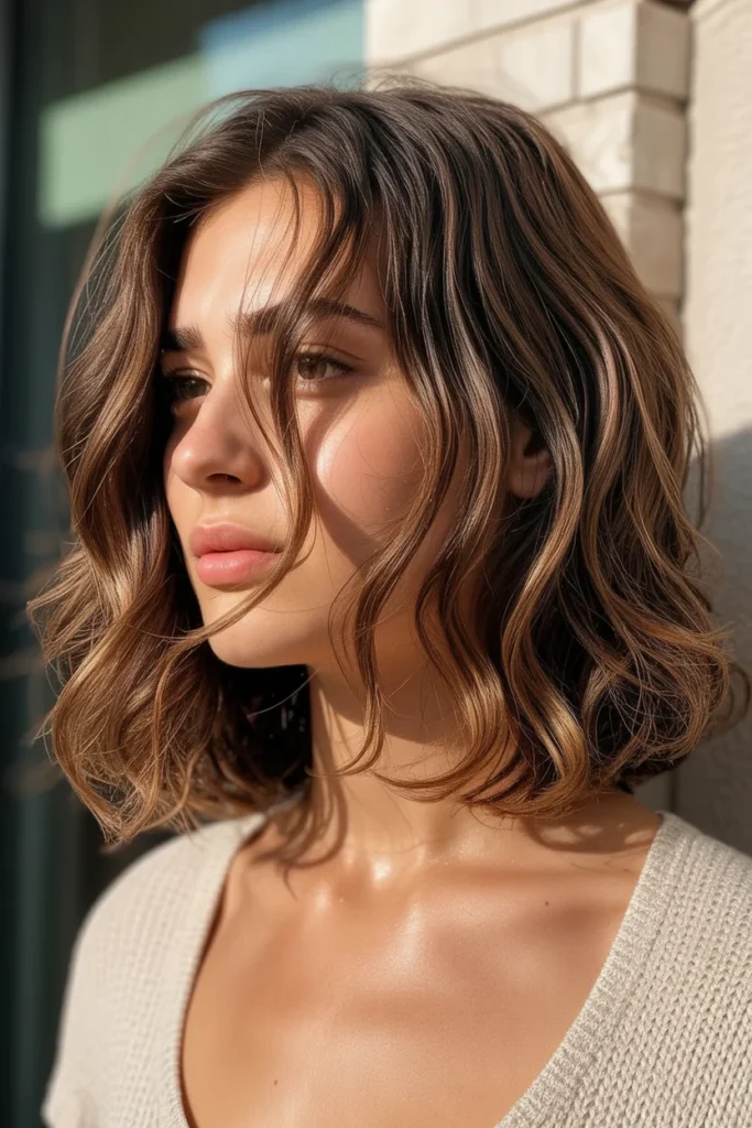 The Soft Wavy Lob