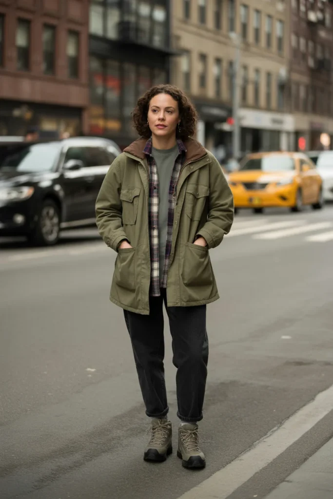 The Utility Jacket Layered Look