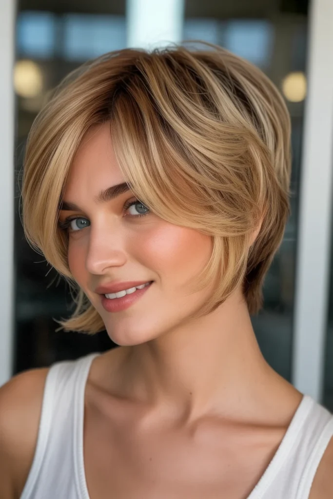 Toffee Blonde Pixie