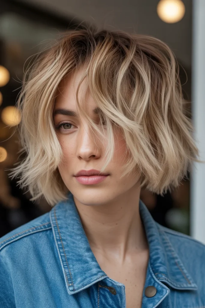 Tousled Bob with Texture