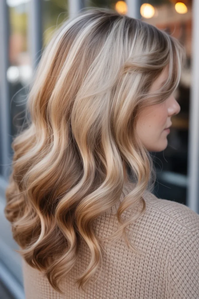 Vanilla Latte Blonde with Caramel Swirls